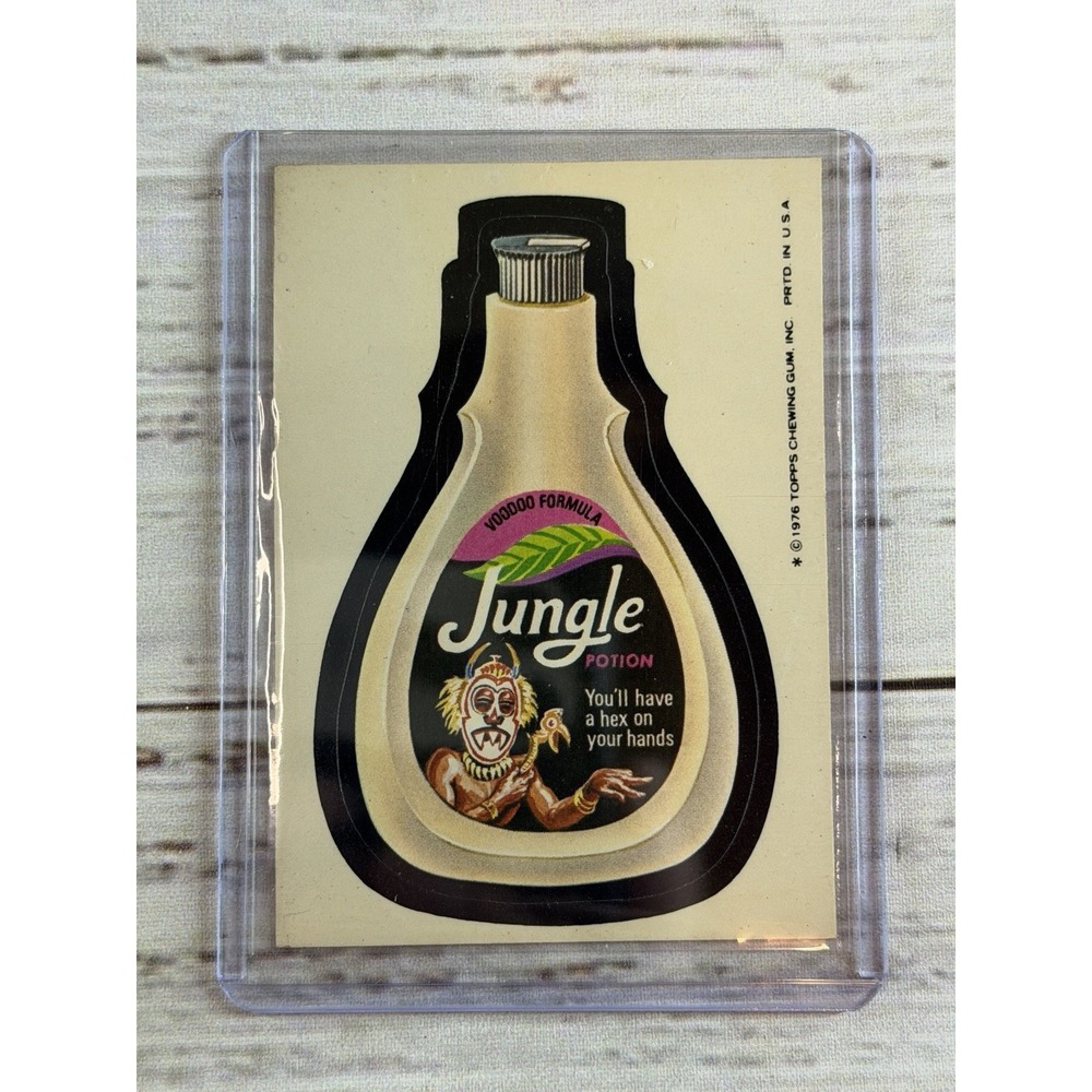 1976 WACKY PACKAGES SERIES 16  JUNGLE POTION  @@ VERY NICE @@‎